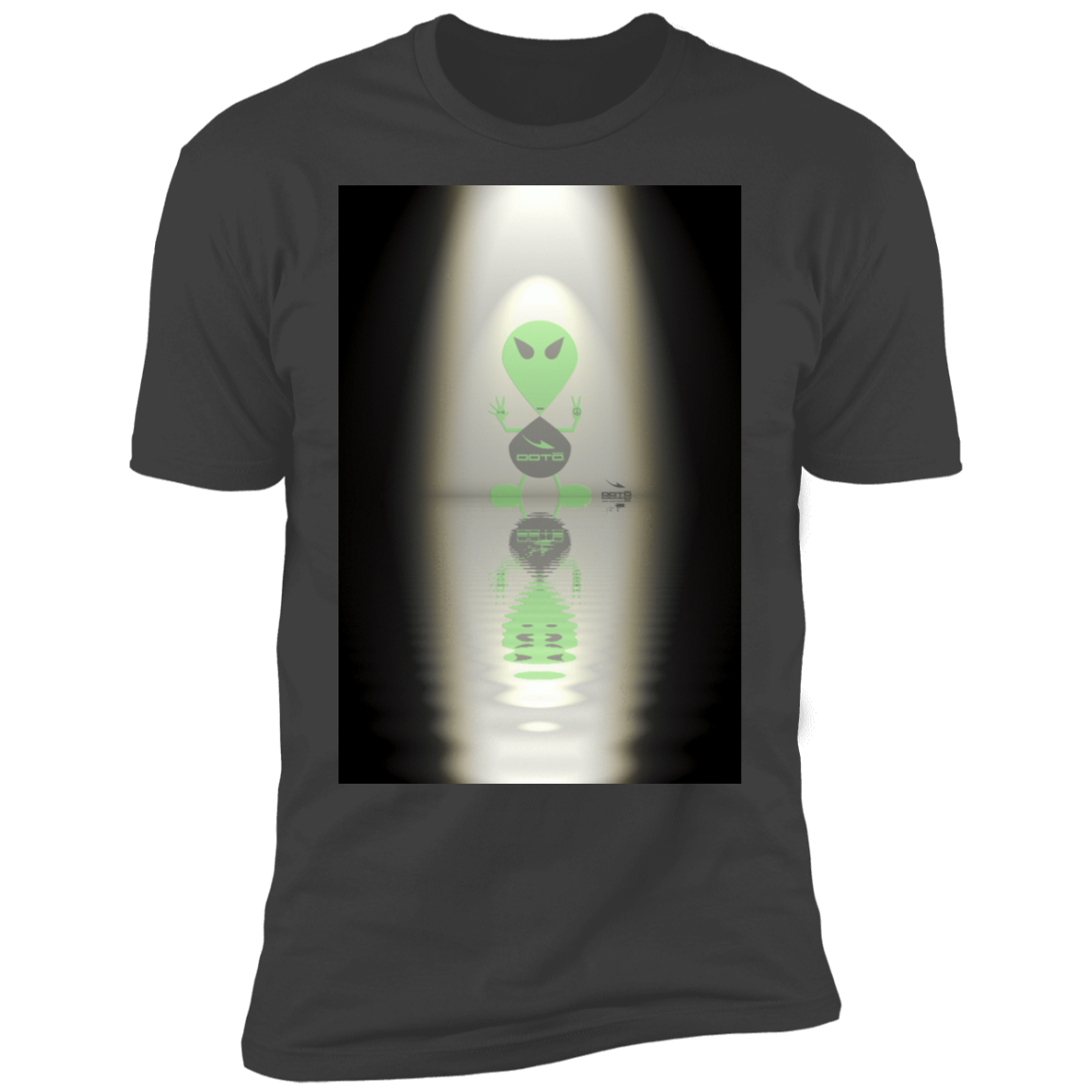 'AL' BEAMING DOWN - REFLECTIVE - NL3600 Premium Short Sleeve T-Shirt - 4 COLORS -