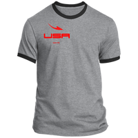 Thumbnail for USA OOTO DASH EN RED - PC54R Ringer Tee - 6 COLORS -