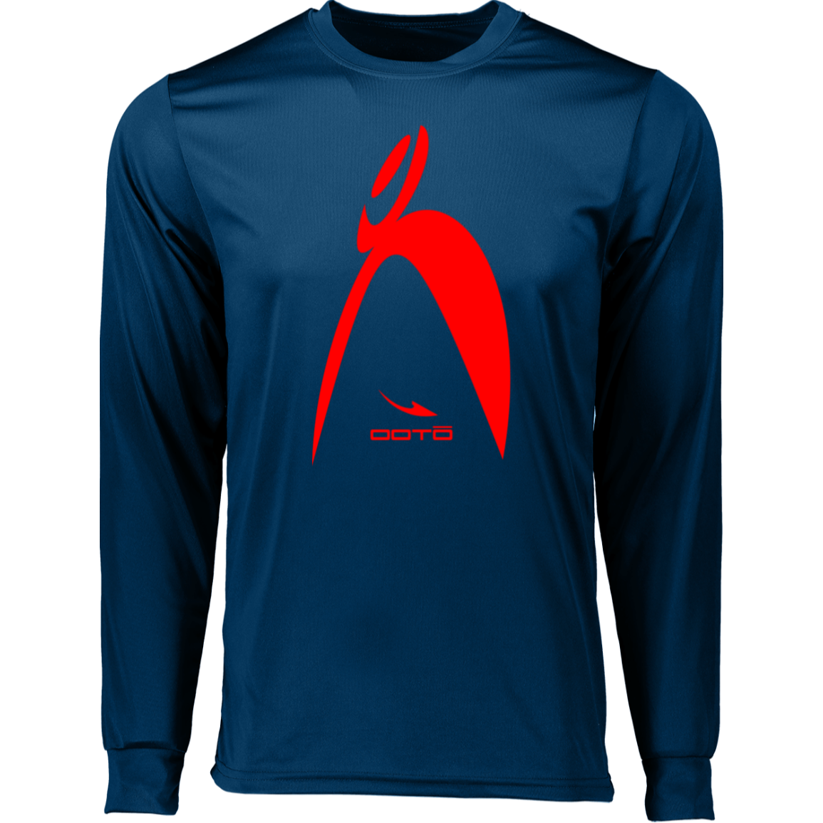 BIG STEPPIN GLYPHIC EN RED - 1 RD 788 Long Sleeve Moisture-Wicking Tee - 5 COLORS -