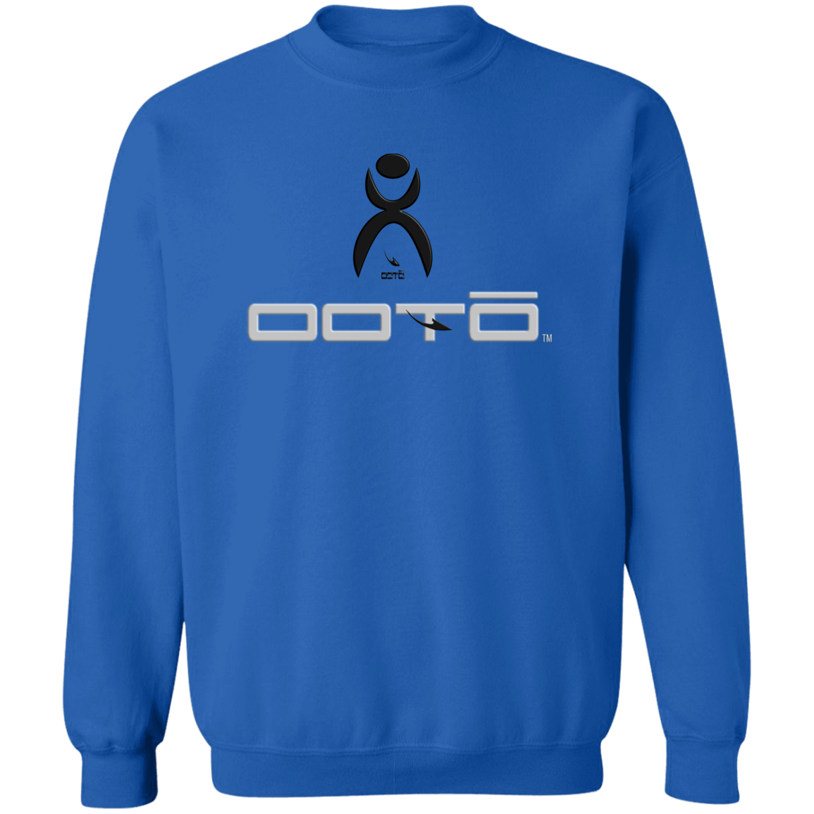 OOTO - GLYPHIC EN BLACK WITH OOTO - Z65x Pullover Crewneck Sweatshirt 8 oz (Closeout) - 4 COLORS -