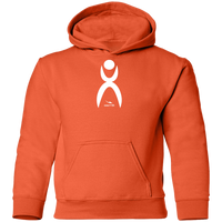 Thumbnail for OOTO - GLYPHIC  EN WHITE - G185B Youth Pullover Hoodie - 11 COLORS -