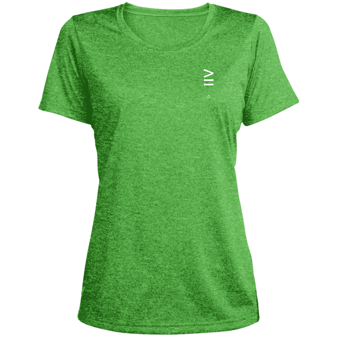 GREATER THAN OR EQUAL TO - LST360 Ladies' Heather Scoop Neck Performance Tee - 6 COLORS -