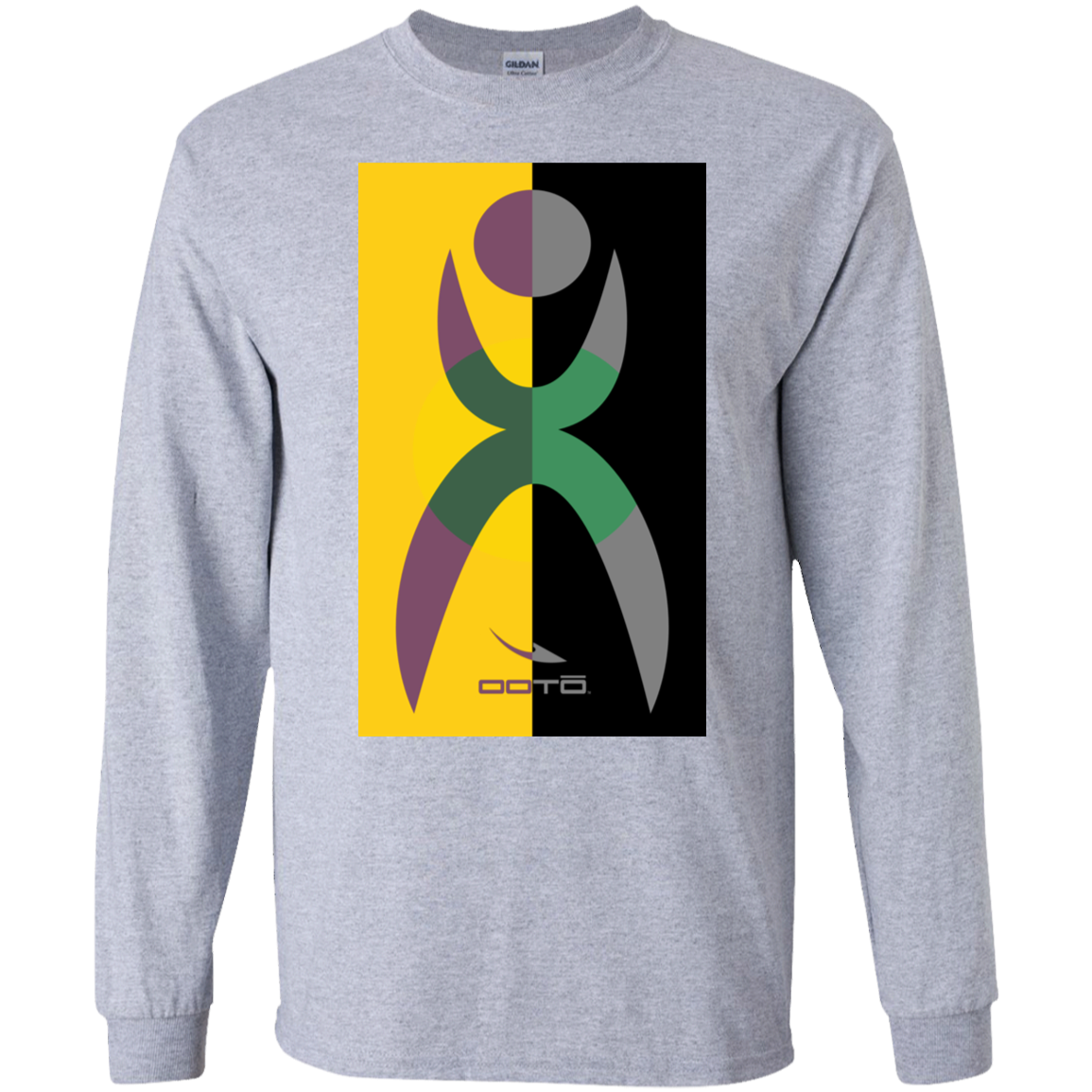 OOTO - GLYPHIC EN TRES - LONG SLEEVE G240B Youth LS T-Shirt - 6 COLORS -