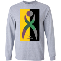 Thumbnail for OOTO - GLYPHIC EN TRES - LONG SLEEVE G240B Youth LS T-Shirt - 6 COLORS -