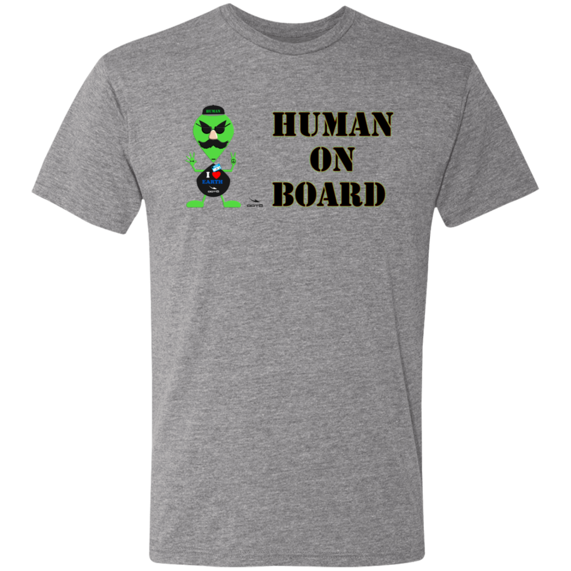 AL - HUMAN ON BOARD - NL6010 Men's Triblend T-Shirt - 4 COLORS -