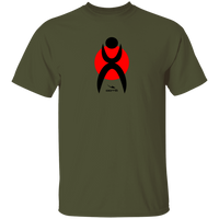 Thumbnail for GLYPHIC EN BLACK OVER RED G500 5.3 oz. T-Shirt - 6 COLORS -