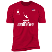 Thumbnail for OOTO - SOUTH DAKOTA - Z61x Premium Short Sleeve Tee - 9 COLORS -