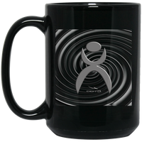 Thumbnail for OOTO - GLYPHIC EN SPIRAL - BM15OZ 15 oz. Black Mug - 1 COLOR -