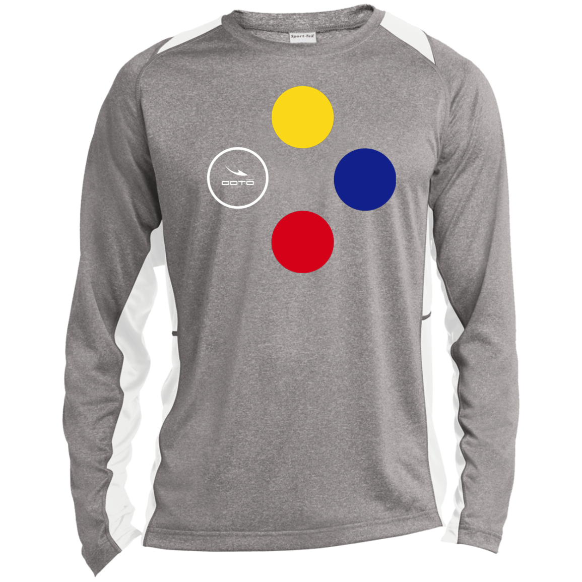 PRIMARILY SPEAKING - ST361LS Long Sleeve Heather Colorblock Performance Tee - 4 COLORS -