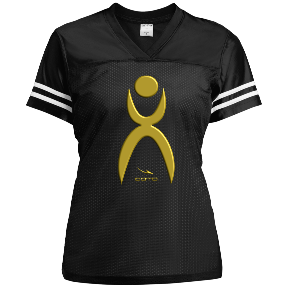 GLYPHIC EN GOLD - 3D PRINT - LST307 Ladies' Replica Jersey 2 COLORS -