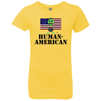 Thumbnail for OOTO - AL HUMAN-AMERICAN - NL3710 Girls' Princess T-Shirt - 7 COLORS -