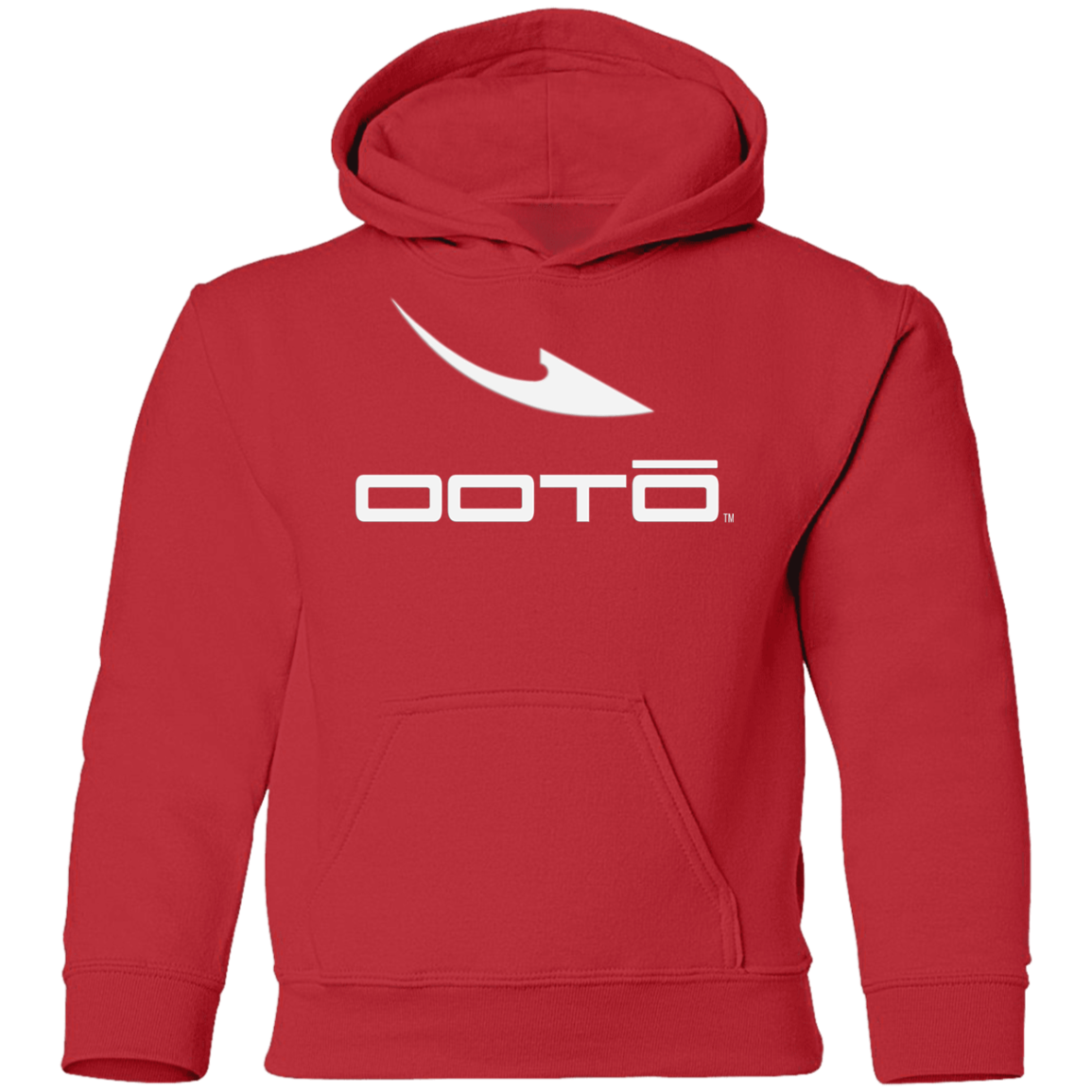 OOTO - DASH EN WHITE - G185B Youth Pullover Hoodie - 13 COLORS -