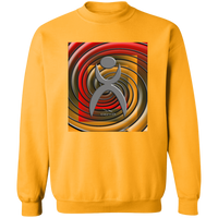 Thumbnail for OOTO - GLYPHIC EN SPIRAL EPIC JOURNEY GRADIENT G180 Crewneck Pullover Sweatshirt - 5 COLORS -