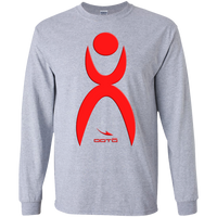 Thumbnail for OOTO - GLYPHIC EN RED - G240B Youth LS T-Shirt - 7 COLORS -