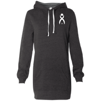 Thumbnail for OOTO - GLYPHIC EN WHITE - PRM65DRS Women's Hooded Pullover Dress - 3 COLORS -