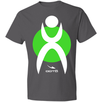 Thumbnail for GLYPHIC EN WHITE OVER LIME CIRCLE - 980 Lightweight T-Shirt 4.5 oz - 6 COLORS -