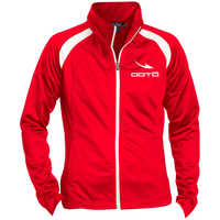 Thumbnail for OOTO - DASH EN WHITE - LST90 Ladies' Raglan Sleeve Warmup Jacket - 4 COLORS -