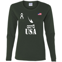 Thumbnail for OOTO - USA - G540L Ladies' Cotton LS T-Shirt - 9 COLORS -