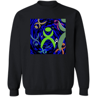 Thumbnail for OOTO - GLYPHIC EN DIMENSIONAL GRASP - G180 Crewneck Pullover Sweatshirt - 1 COLOR -