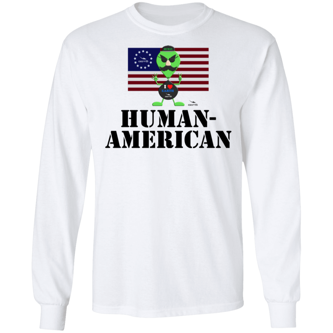 AL - HUMAN-AMERICAN - G240 LS Ultra Cotton T-Shirt - 7 COLORS -