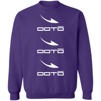 Thumbnail for OOTO - DASH EN  WHITE X 3 - G180 Crewneck Pullover Sweatshirt - 7 COLORS -