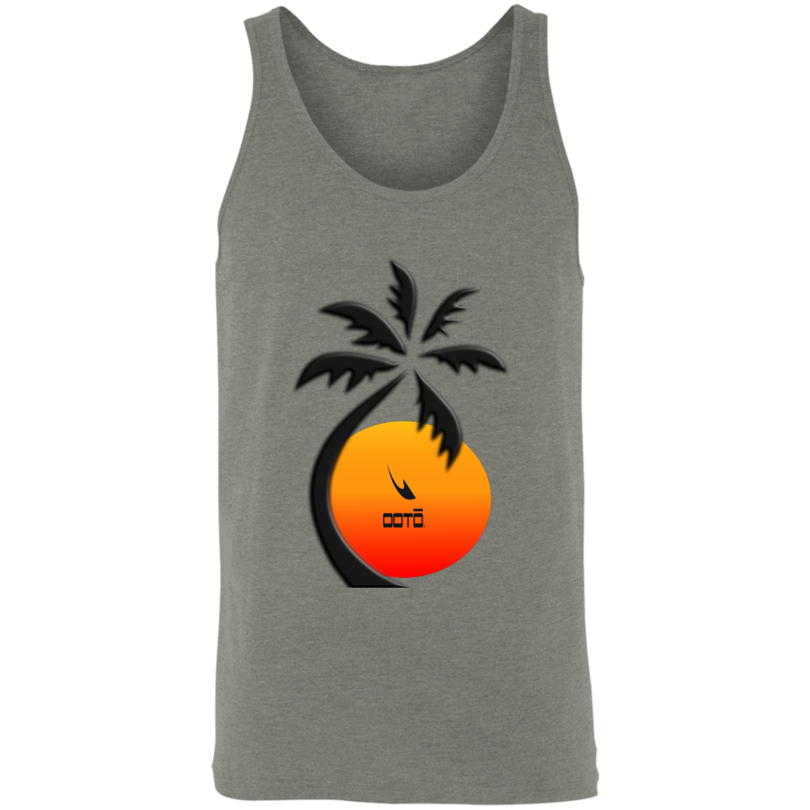 PALM SUNSET - 3480 Unisex Tank - 8 COLORS -