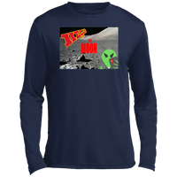 Thumbnail for AL - Hello from THE MOON - selfie - postcard - ST350LS Men’s Long Sleeve Performance Tee - 4 COLORS -