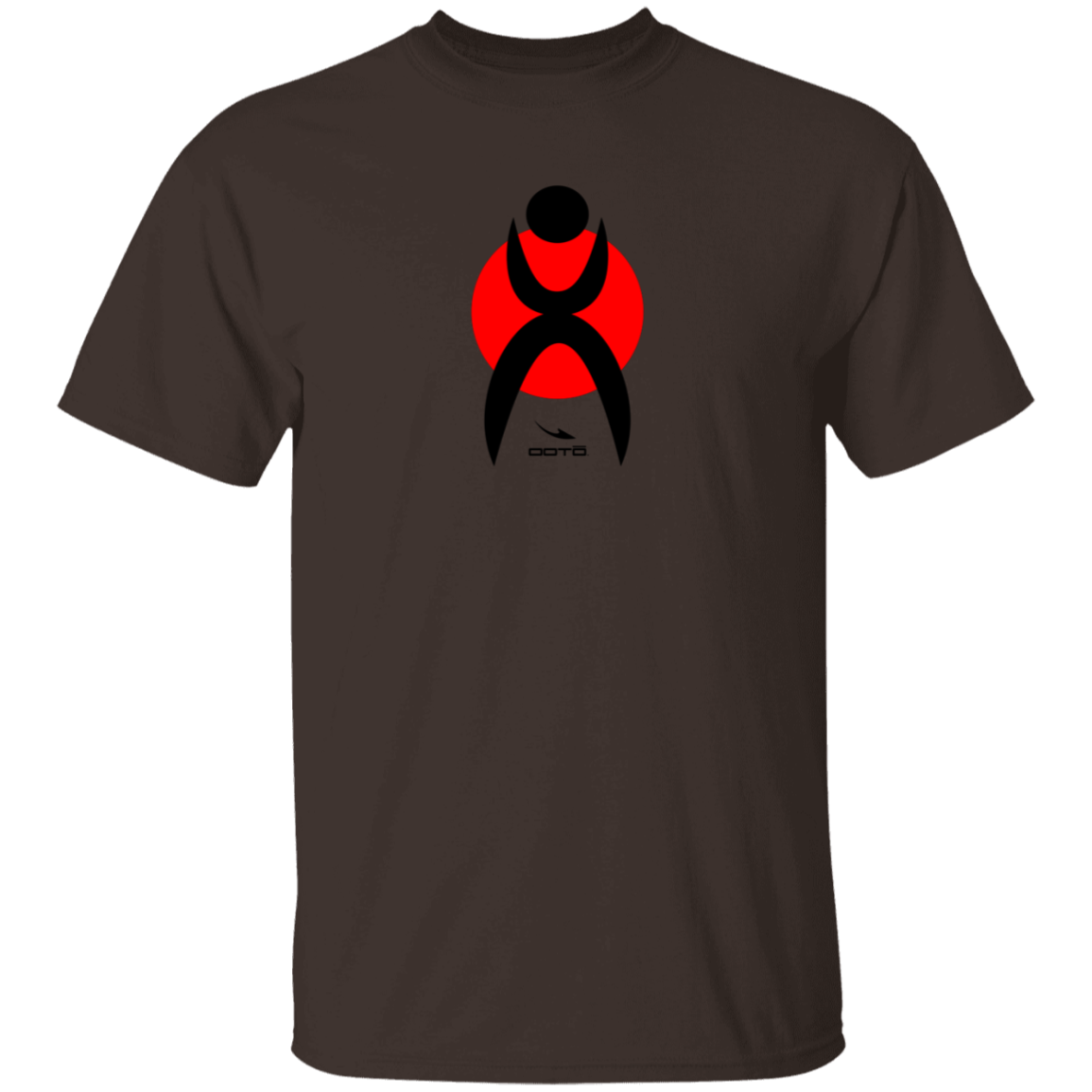 GLYPHIC EN BLACK OVER RED G500 5.3 oz. T-Shirt - 6 COLORS -