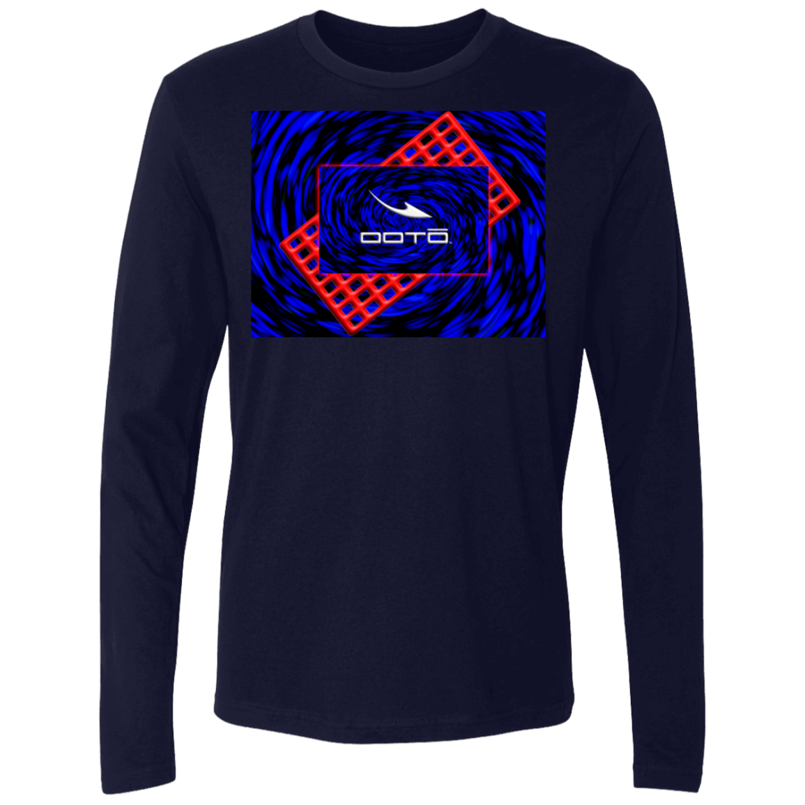 RED GRID EN DARK TUNNEL - NL3601 Men's Premium LS - 5 COLORS -