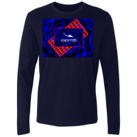 Thumbnail for RED GRID EN DARK TUNNEL - NL3601 Men's Premium LS - 5 COLORS -