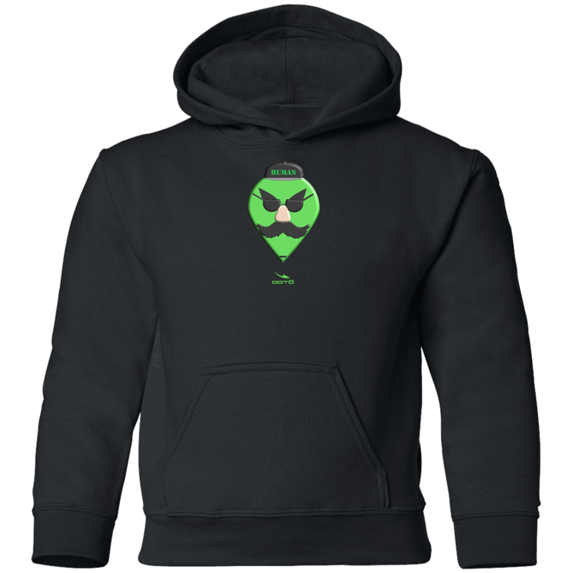 OOTO - AL HEAD - INCOGNITO - HUMAN - 2 G185B Youth Pullover Hoodie - 3 COLORS -