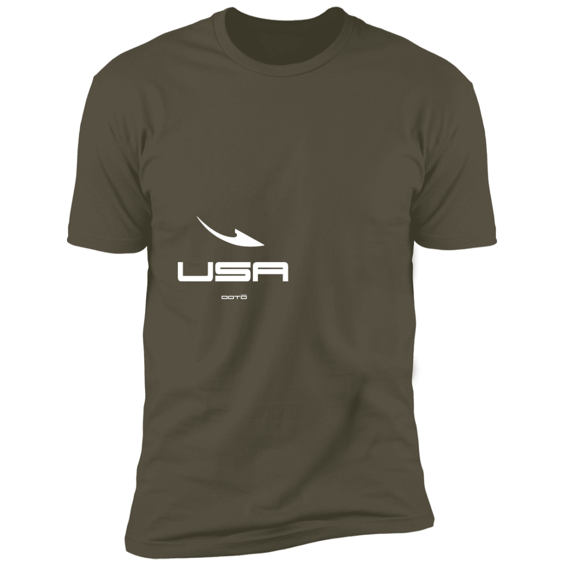 USA OOTO DASH EN WHITE - Z61x Premium Short Sleeve Tee - 5 COLORS -