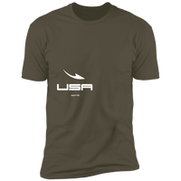 Thumbnail for USA OOTO DASH EN WHITE - Z61x Premium Short Sleeve Tee - 5 COLORS -