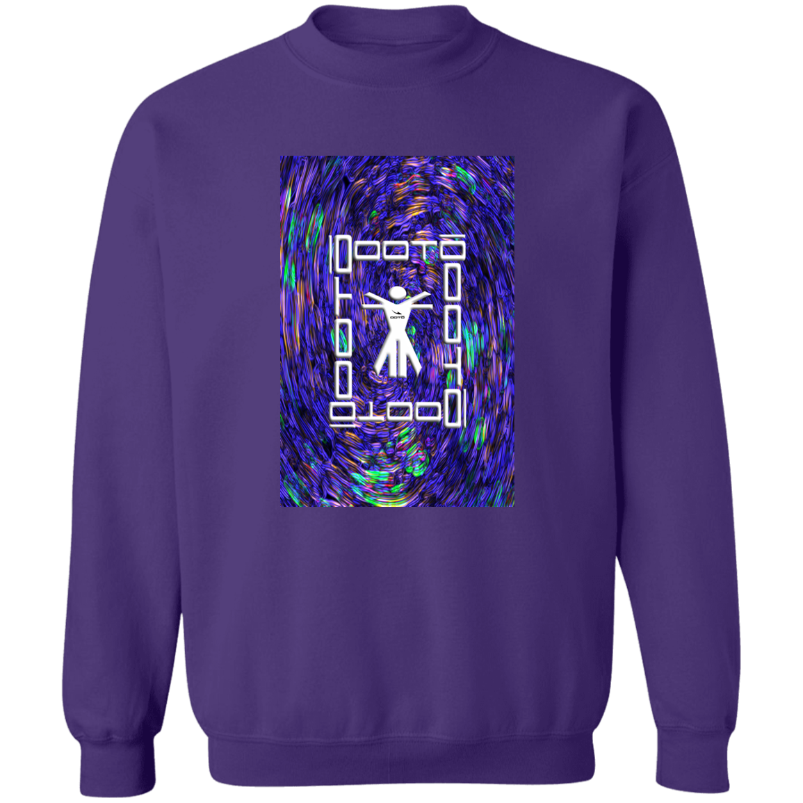 OOTOruvian FRAMED EN PLASMATIC TRIPLE SCENE G180 Crewneck Pullover Sweatshirt