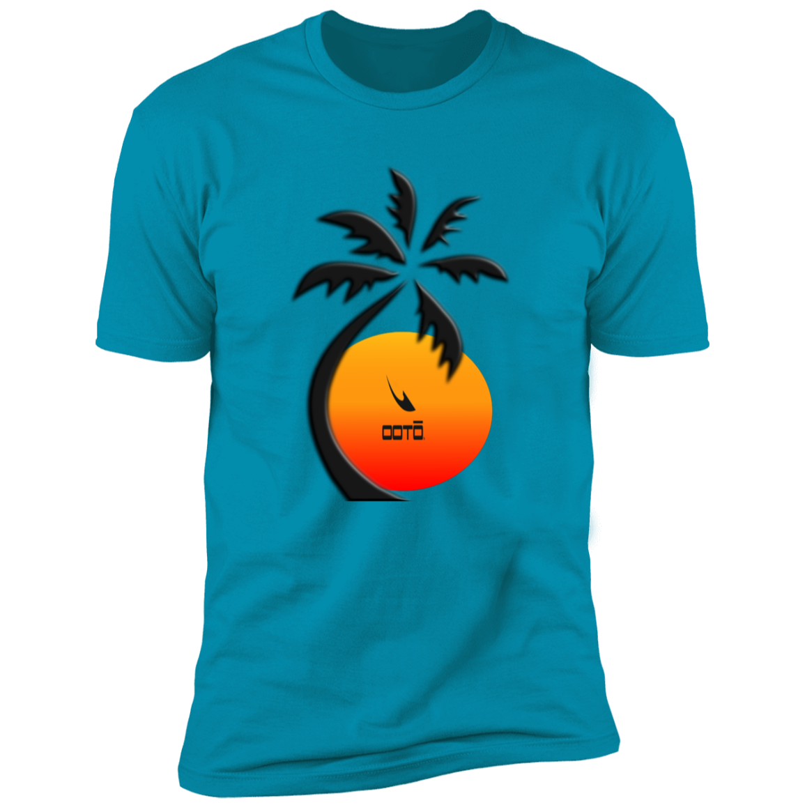 PALM SUNSET - NL3600 Premium Short Sleeve T-Shirt - 10 COLORS -