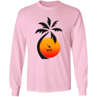 Thumbnail for PALM SUNSET - G540 LS T-Shirt 5.3 oz. - 11 COLORS -