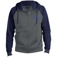 Thumbnail for OOTO - DASH EN BLUE - ST236 Men's Sport-Wick® Full-Zip Hooded Jacket - 3 COLORS -