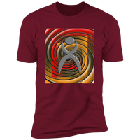 Thumbnail for GLYPHIC EN SPIRAL EPIC JOURNEY GRADIENT - NL3600 Premium Short Sleeve T-Shirt - 4 COLORS -