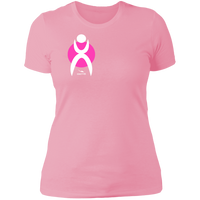 Thumbnail for GLYPHIC EN WHITE ON PINK CIRCLE - NL3900 Ladies' Boyfriend T-Shirt - 6 COLORS -