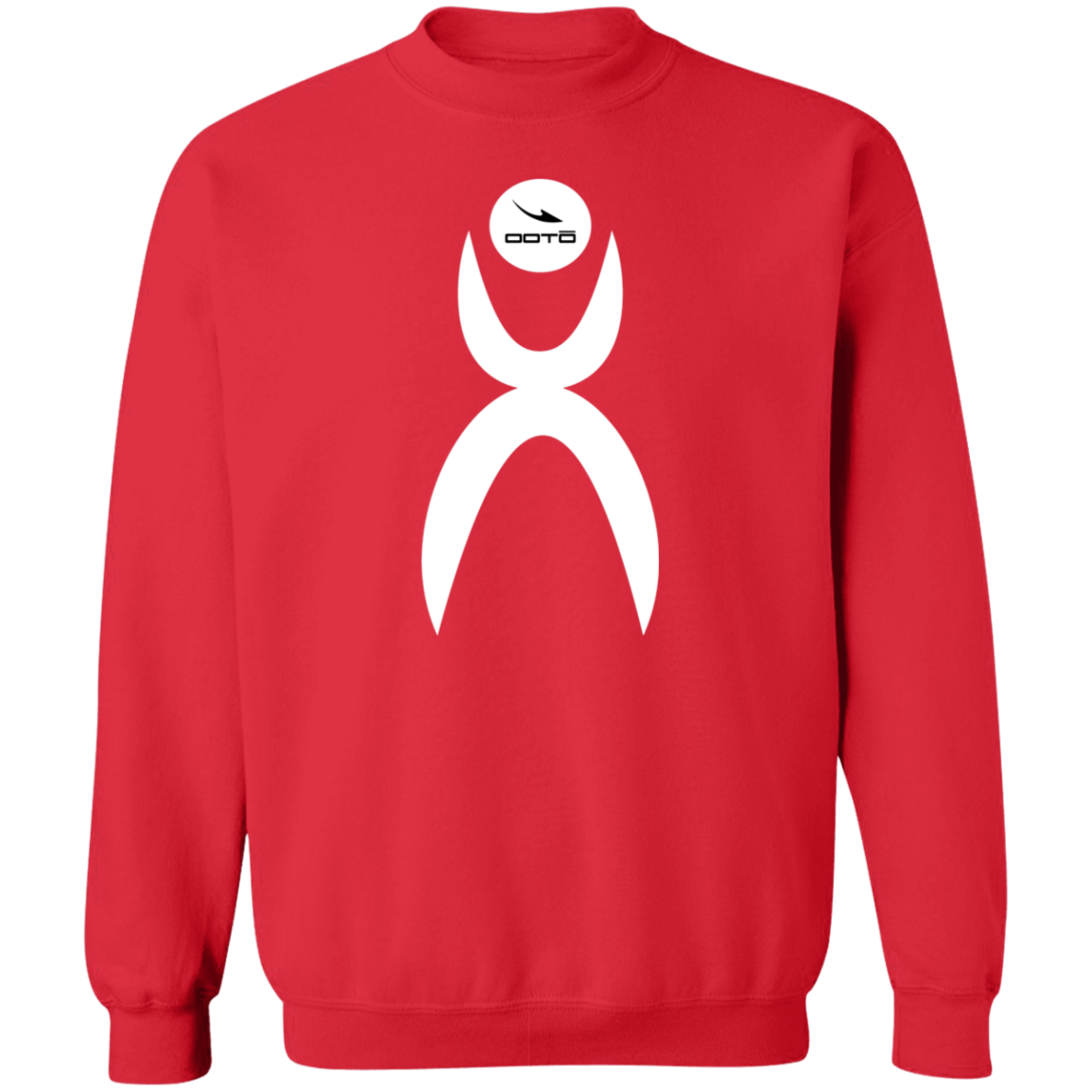 OOTO - GLYPHIC EN WHITE - DASH EN BLACK - Z65x Crewneck Pullover Sweatshirt - 6 COLORS -