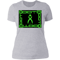 Thumbnail for GLYPHIC EN LIME FRAMED - NL3900 Ladies' Boyfriend T-Shirt - 6 COLORS -