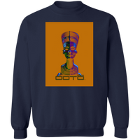 Thumbnail for OOTO - NEFERTITI X ANCIENT ARTIST UNKNOWN X OOTO IN HALF YELLOW MET - Z65 Crewneck Pullover Sweatshirt - 5 COLORS -