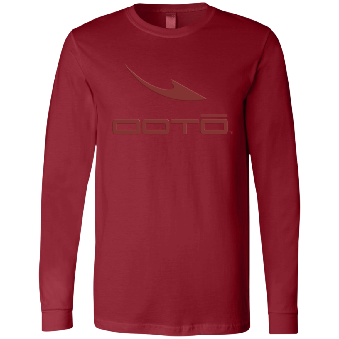 DASH EN DARK RED - M 3501 Men's Jersey LS T-Shirt - 5 COLORS -