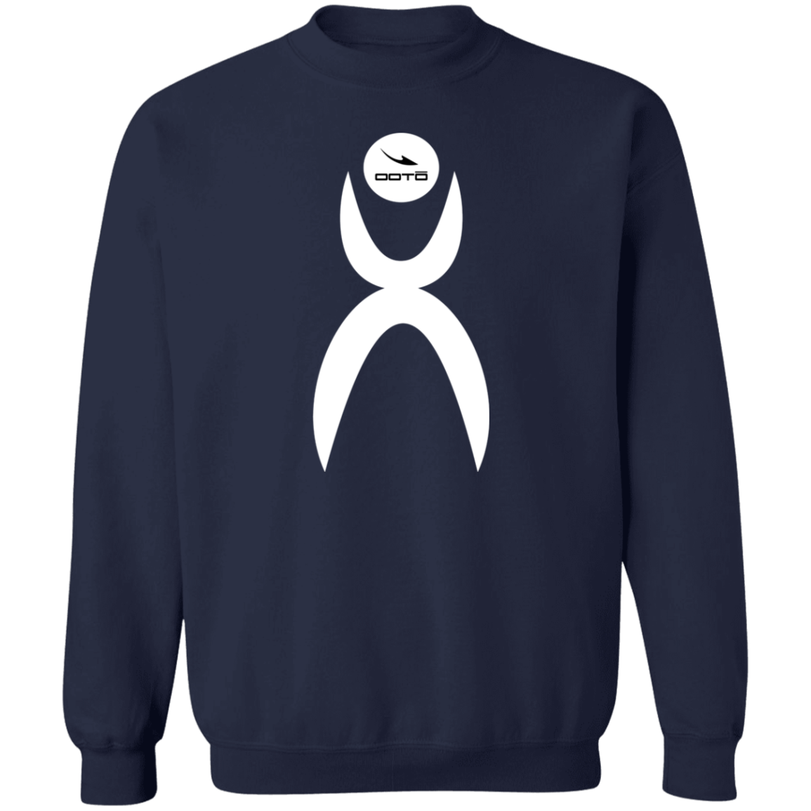 OOTO - GLYPHIC EN WHITE - DASH EN BLACK - Z65x Crewneck Pullover Sweatshirt - 6 COLORS -