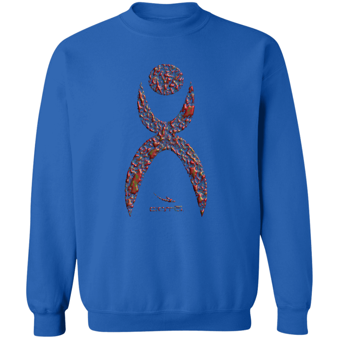 OOTO - GLYPHIC EN HALTED PHASE - Z65x Pullover Crewneck Sweatshirt 8 oz (Closeout) - 4 COLORS -