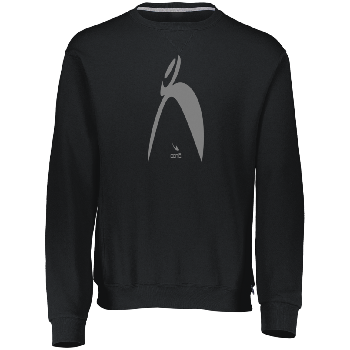 OOTO - BIG STEPPIN GLYPHIC IN NOISEY GREY - 998HBB Youth Dri-Power Fleece Crewneck Sweatshirt - 1 COLOR -