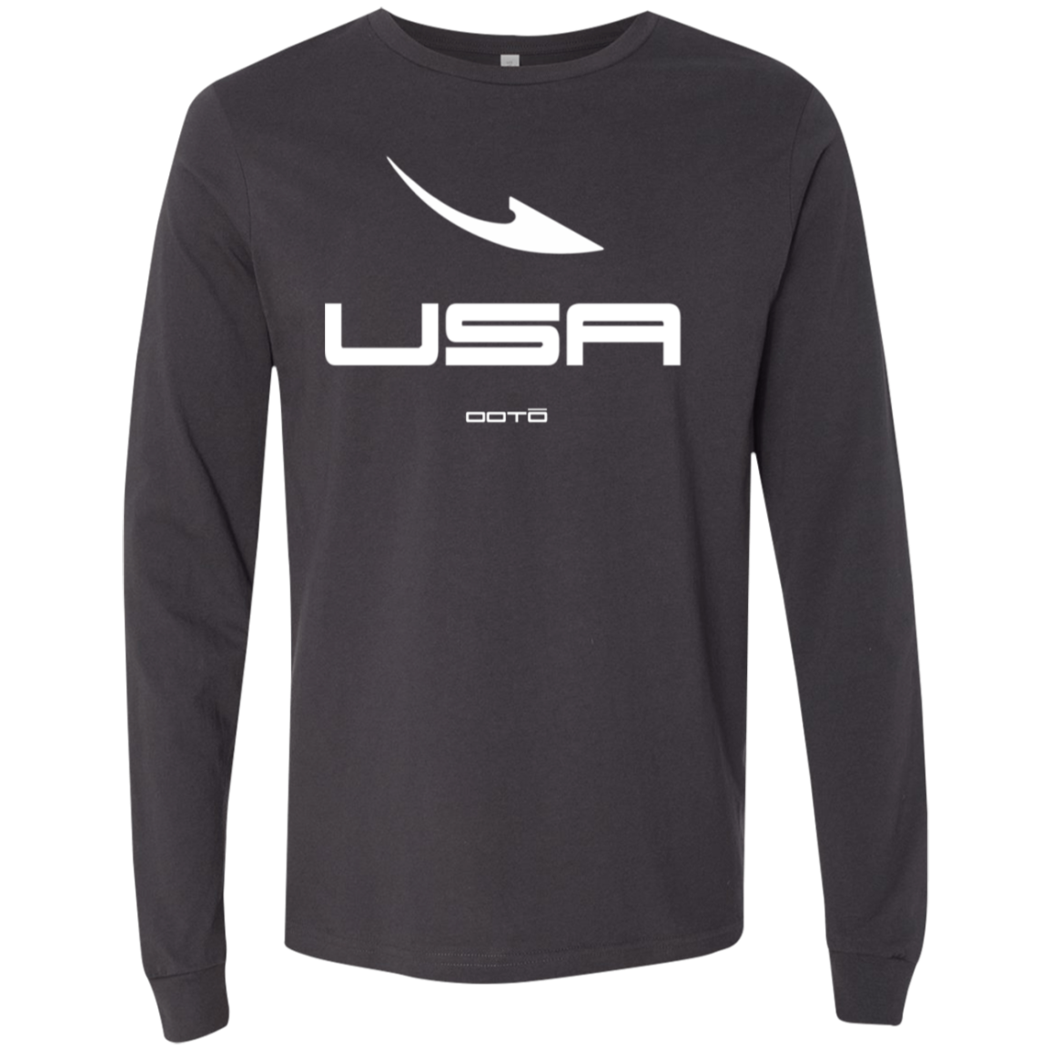 USA OOTO DASH EN WHITE - 3501 Men's Jersey LS T-Shirt - 5 COLORS -