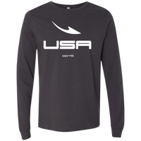 Thumbnail for USA OOTO DASH EN WHITE - 3501 Men's Jersey LS T-Shirt - 5 COLORS -