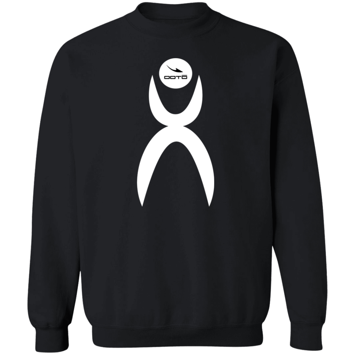 OOTO - GLYPHIC EN WHITE - DASH EN BLACK - Z65x Crewneck Pullover Sweatshirt - 6 COLORS -