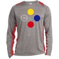 Thumbnail for PRIMARILY SPEAKING - ST361LS Long Sleeve Heather Colorblock Performance Tee - 4 COLORS -